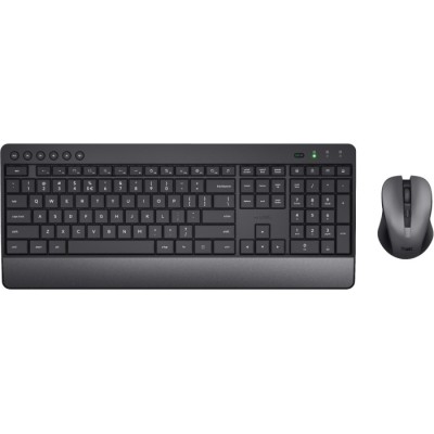 Trust TREZO Wireless Keyboard & Mouse Set ECO DE black