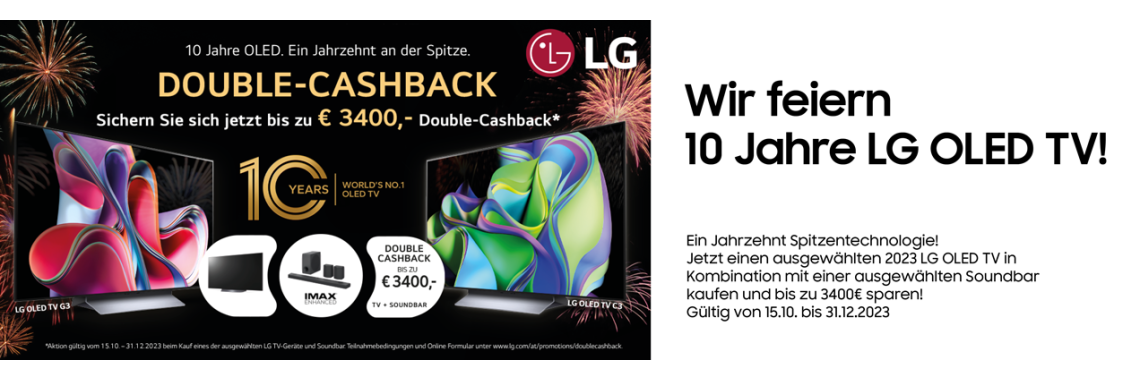 LG Double Cashback 2023
